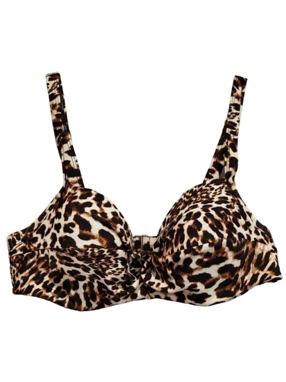 Coco Reef SWIM Top Womens S Cheetah LEOPARD Print WIRED BRA convertable straps